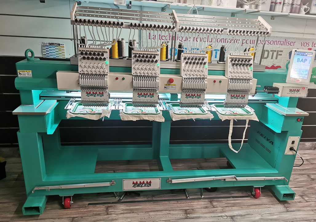 Machine a broder multitêtes industrielle Feiya